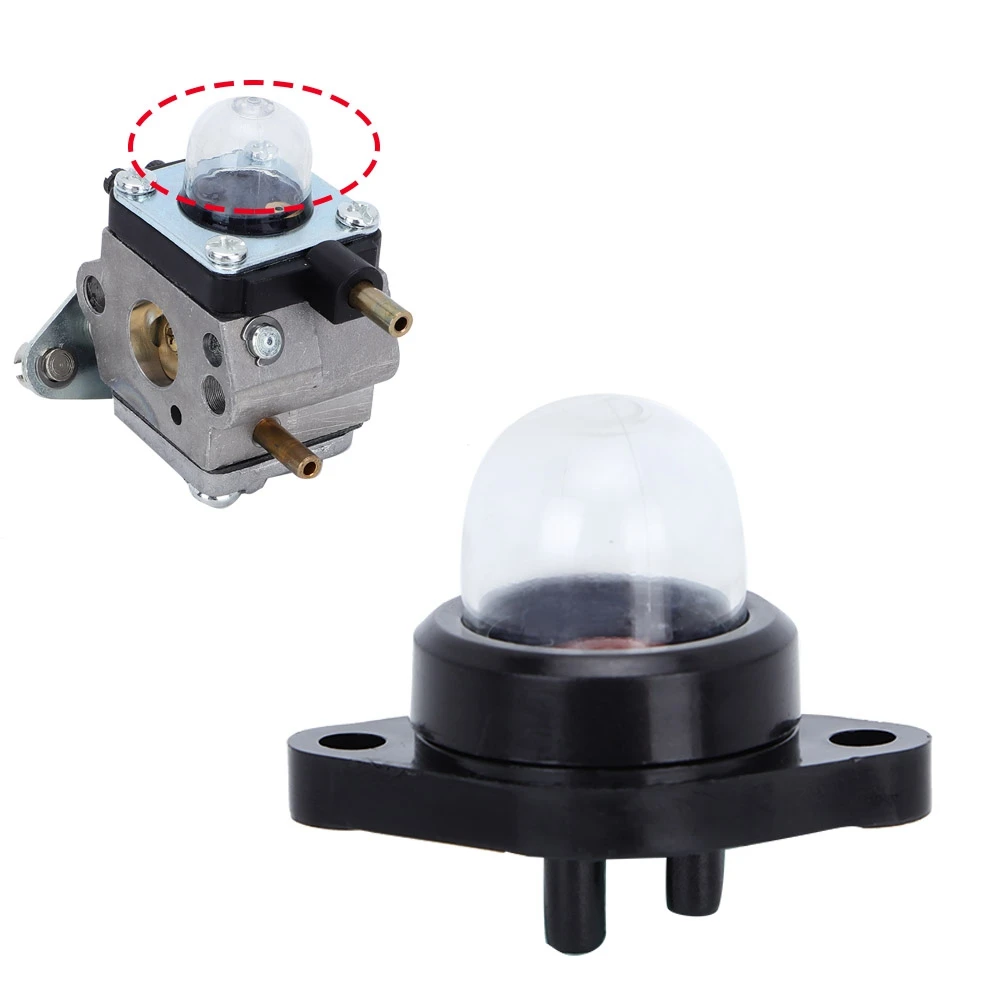 5Pcs Carburetor Primer Petrol Snap in Carburetter Primer Line Bulb Fuel Pump for Poulan 530071835 Chainsaw Clear Blowers Trimmer
