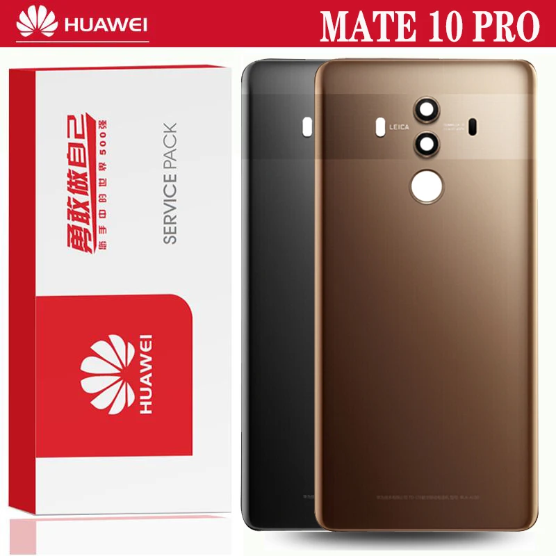 Оригинальная Замена заднего корпуса для Huawei Mate 10 Pro задняя крышка батарейное