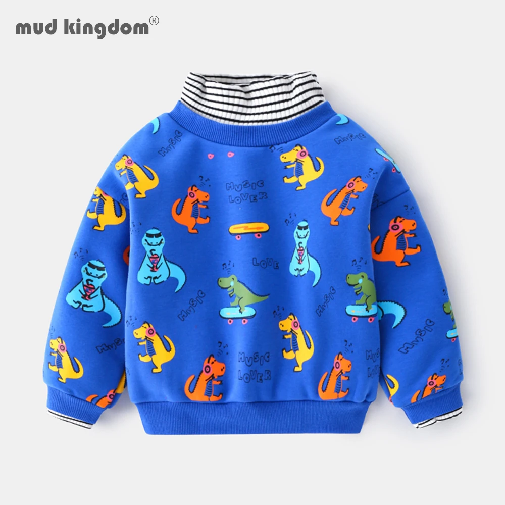 Mudkingdom/комплекты свитшоты с длинными рукавами для мальчиков пуловер воротником &quotхомут&quot детская одежда