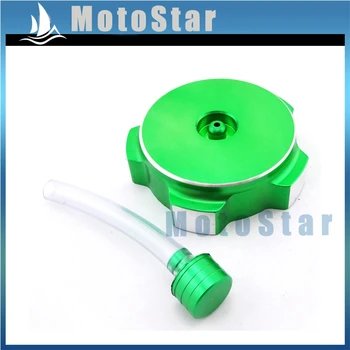 

Green Petrol Gas Fuel Tank Cover Cap For Chinese Pit Dirt Motor Bike Motorcycle XR CRF 50 SSR Thumpstar TTR KLX110 50cc-160cc