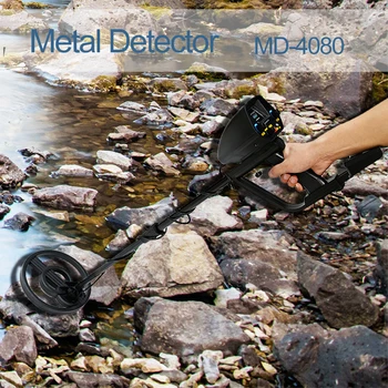 

MD-4080 Metal Detector Professional Underground Gold Detectors LCD Display Sound Mode Treasure Hunter Tracker Finder Sensitivity