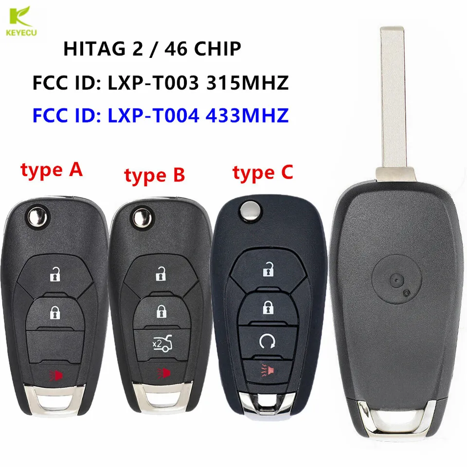 KEY CUT + Flip Remote Key For Chevrolet Cruze 2016 - 2019 - Foto 12