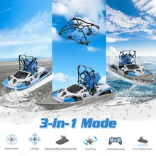 עף אוויר סירת צעצועים לילדים RC סירת שליטת רדיו מכונה על לוח בקרה יום הולדת חג המולד מתנת סירת שלט רחוק(China)