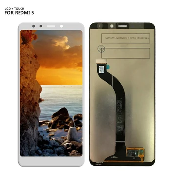 

Free Shipping For Xiaomi Redmi 5 Touch Screen Digitizer LCD Display Assembly with Frame For Hongmi 5 LCD