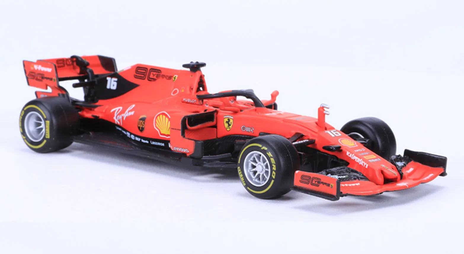 Bburago 1/43 1:43 Benz Red Bull F1 формула 1 гоночный автомобиль литья под давлением дисплей Модель игрушки для детей мальчиков и девочек - Color: SF90 Leclerc No16