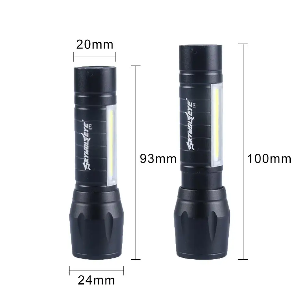 Водонепроницаемый Zoomable Flahlight фонарь 300LM XPE супер яркие фонари USB кабель фонарь для ночного освещения рыбалка кемпинг