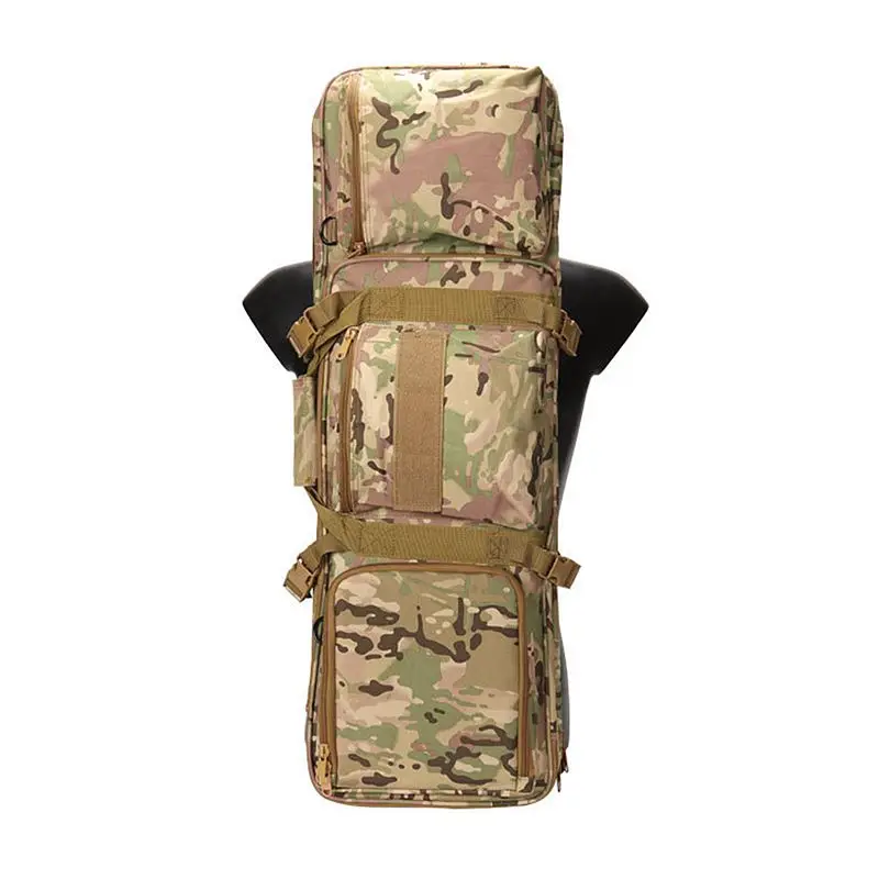 

Military 85cm Rifle Backpack Gun Bag Case Double Rifle Airsoft Bag Shoulder Outdoor Protable Hunting Accessories pistol holster