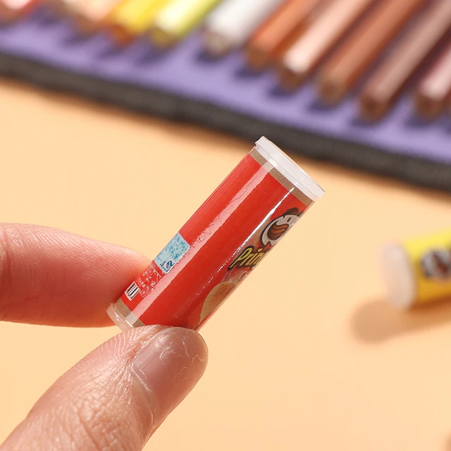 3 pcs Mini Simulation Potato Chips Bottle Dollhouse Miniature Play Kitchen Food Pullip 1/6 Doll Toy 5