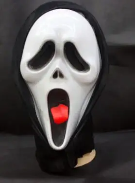 Маска к Хэллоуину, монолитный длинный язык гримаса маску на лицо. Дьявол Ужасы маска крик праздничный реквизит подарок