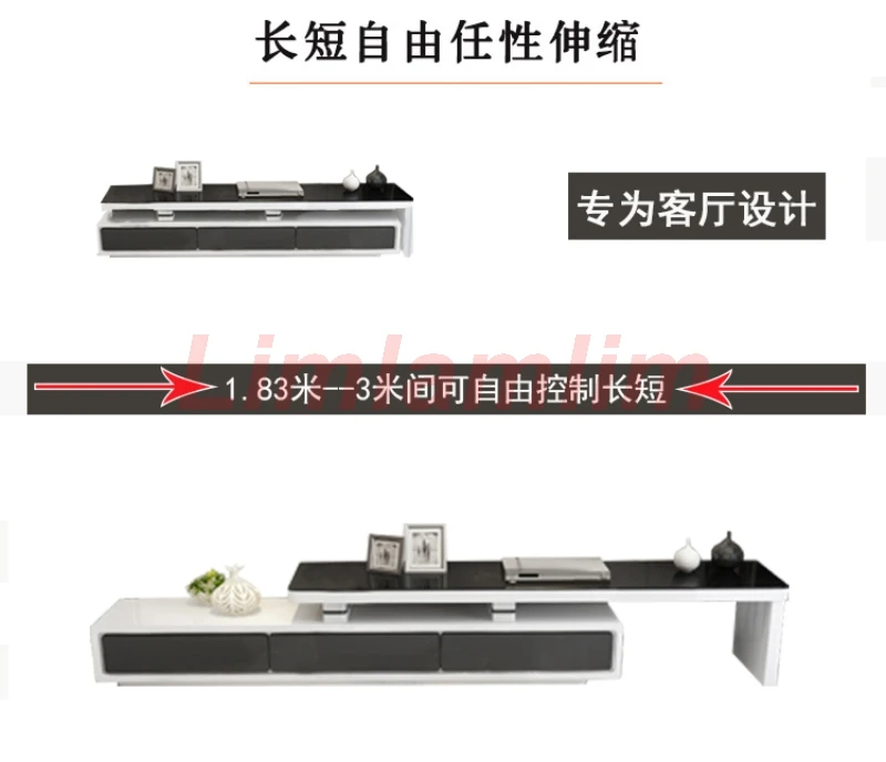 Linlamlim coffee table basse de salon Aparador sideboard buffet eat edge ark tv stand meubles tv monitor stand mueble cabinet