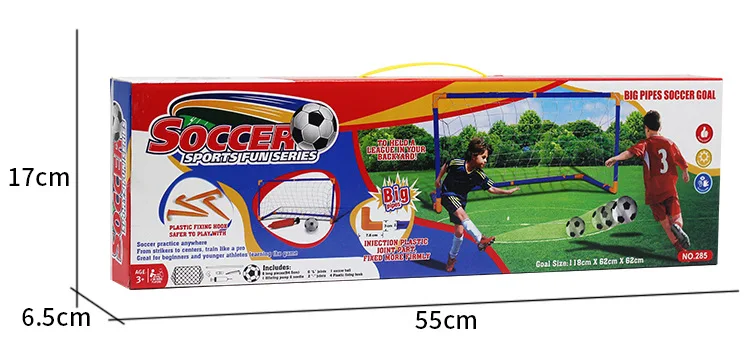 Новые продукты 118 см Большой размер Детская футбольная дверь портативная сборная цель в помещении и на открытом воздухе спортивное оборудование