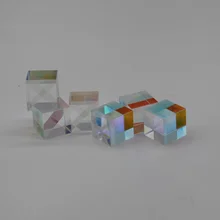 X-кубическая Призма Оптическое стекло 15X15X15 мм рефракционная многоцветная экспериментальная обучающая