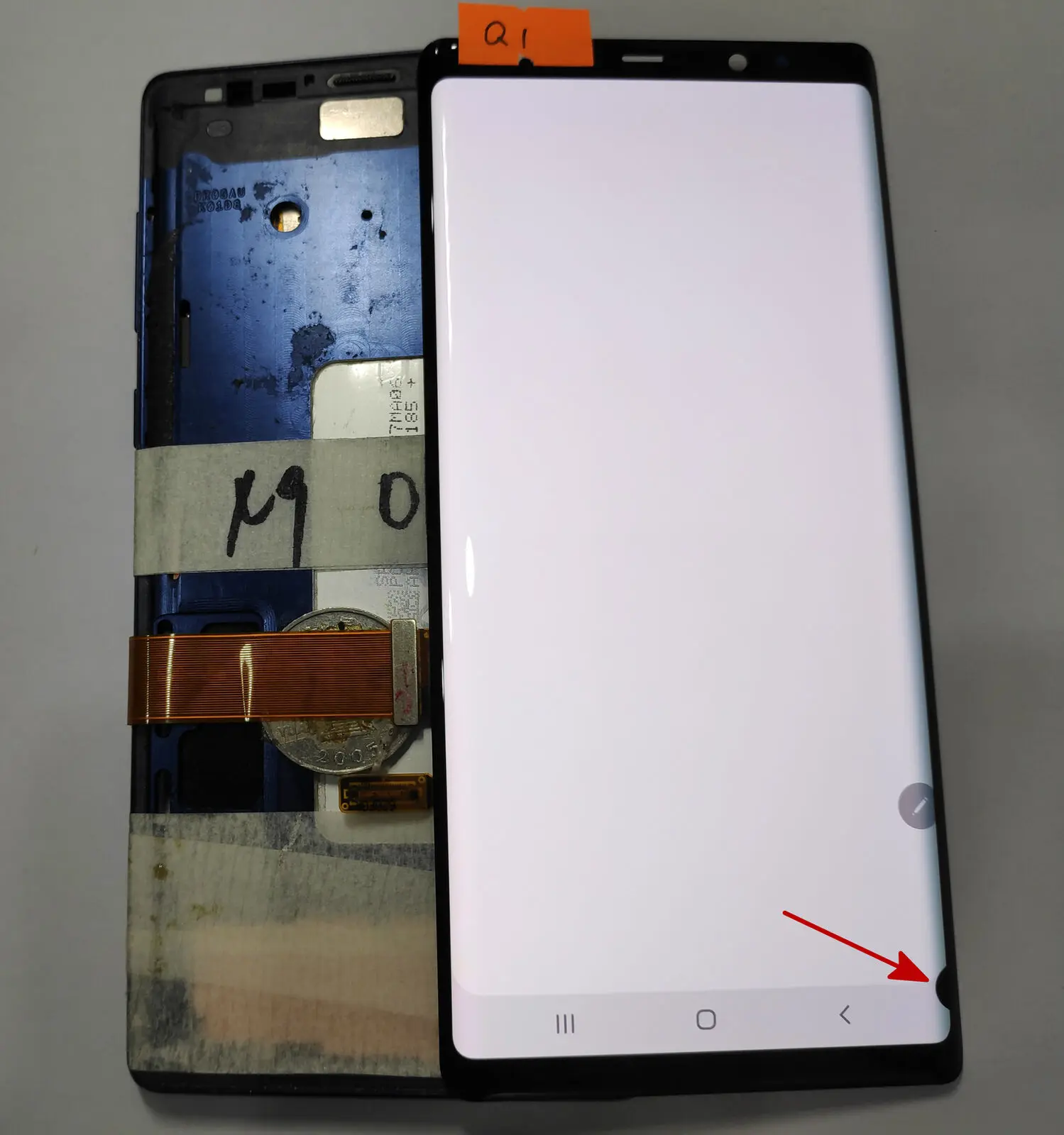 Дефект Super Amoled для samsung Galaxy Note 9 Note9 N960 N960F N960D N960DS ЖК-дисплей сенсорный экран дигитайзер 6,3"