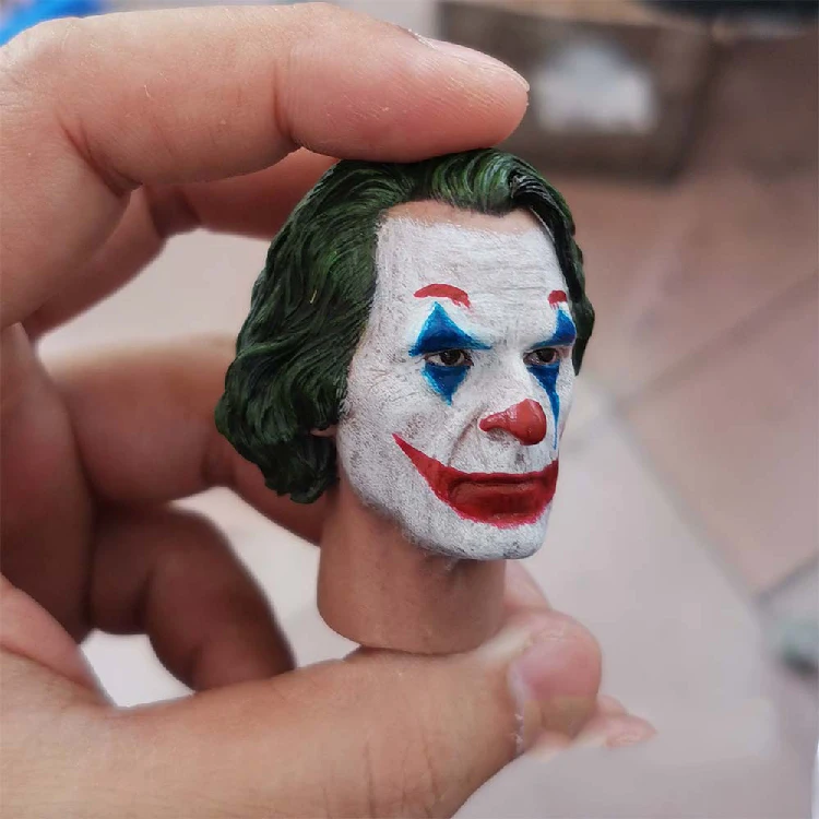 1/6 Joaquin Феникс Джокер голова лепить макияж и естественная версия для 12''Figures тела аксессуары