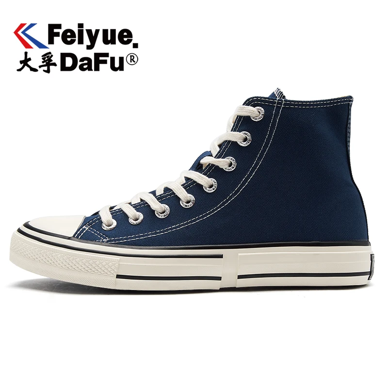Feiyue/высокая повседневная обувь на плоской подошве; коллекция 2216 года; парусиновая обувь; женская и Мужская модная Вулканизированная обувь; 2 цвета; Новинка; Классическая Повседневная Удобная обувь на плоской подошве