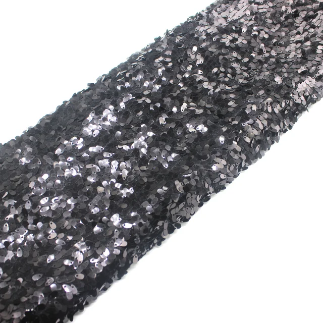 원피스 스팽글 레이스 패브릭, 올오버 자수 원단 스팽글, 테이블 천, 1 m, 132cm