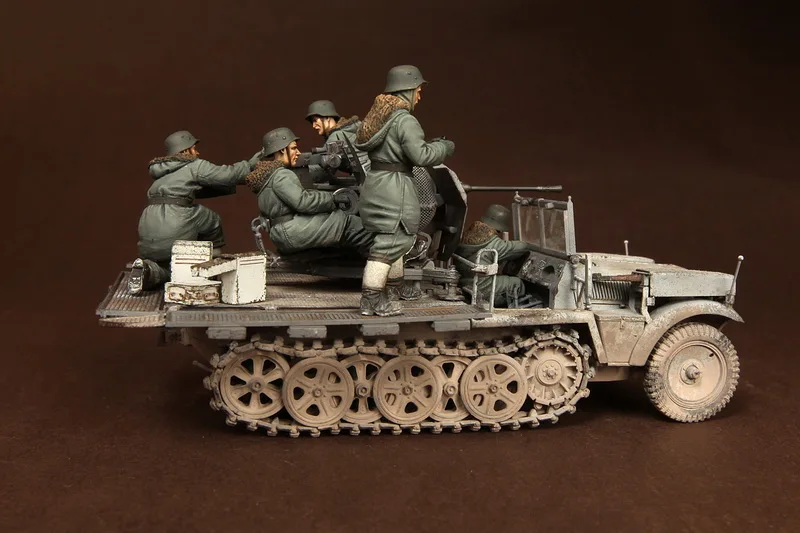 [Tuskmodel] Большой набор комплект модели фигурки из полимерной смолы в масштабе 35 WW2