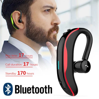 

Wireless Bluetooth Earphones Stereo waterproof Rotating Headset Single Handsfree with Microphone Business Bluetooth Headphones