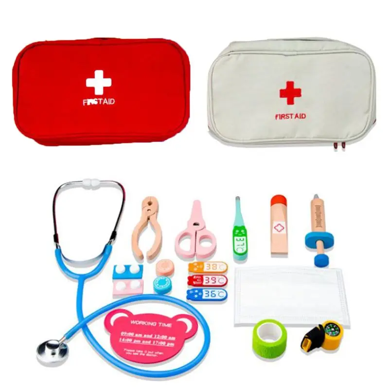 

Popular Kids Pretended Role Play Doctor Set Simulation Medicine Suitcase Toys for Children Education Gifts