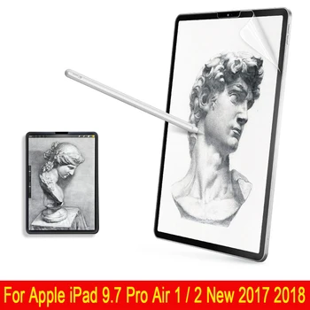 

Paper Like Screen Protector Film Matte PET Anti Glare Painting For Apple iPad 9.7 Pro Air 1 / 2 New 2017 2018
