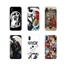 Силиконовый чехол для samsung Galaxy S3 S4 S5 Mini S6 S7 Edge S8 S9 S10 Lite Plus Note 4 5 8 9 Jack& Sally Кошмар перед Рождеством