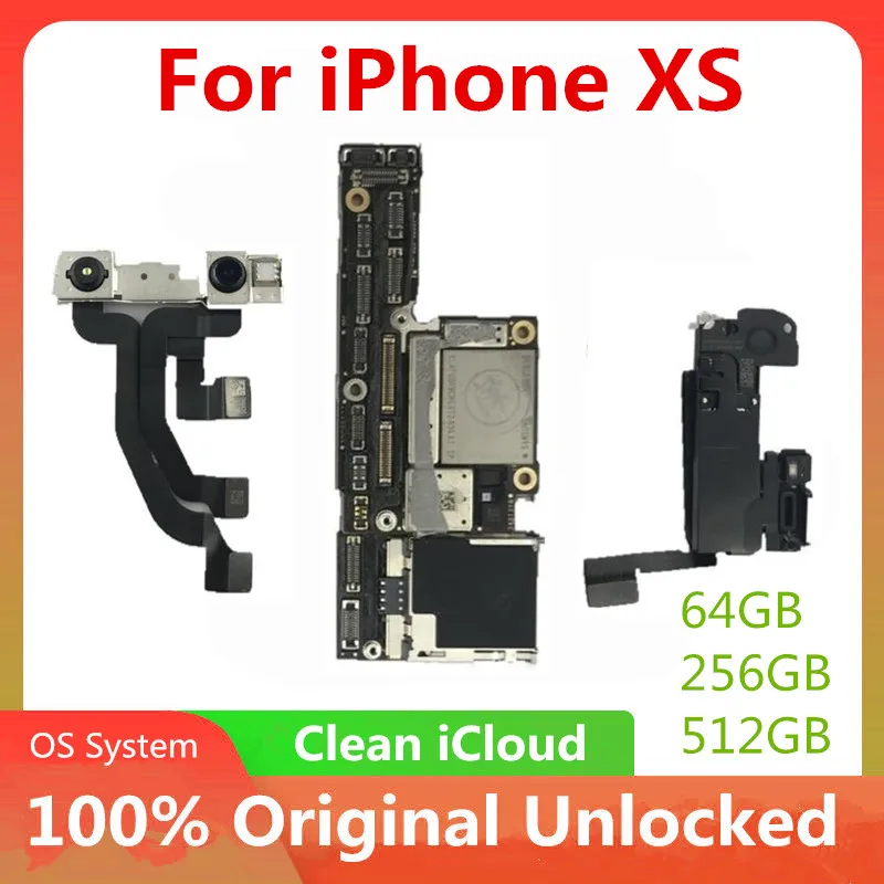 Оригинальная разблокированная материнская плата для iPhone XS логическая с/без Face ID