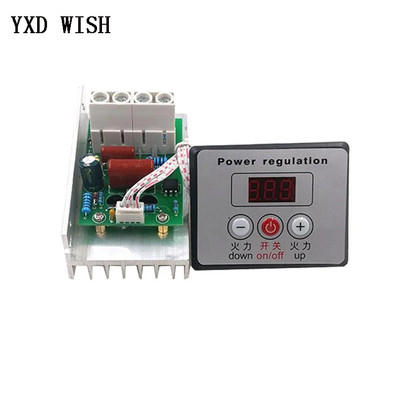 de tensão dimmer interruptor controle de velocidade termostato + digital medidor