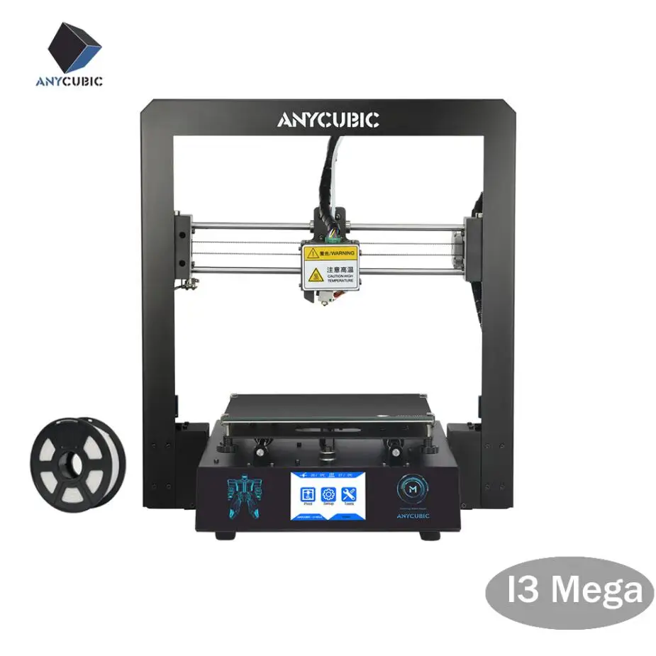 Mega-03 ANYCUBIC 3d принтер I3 Mega Impresora 3D DIY комплект полностью металлический большой размер печати сенсорный экран ЖК-нить 8 г SD карта 3d Drucker - Цвет: Mega-03
