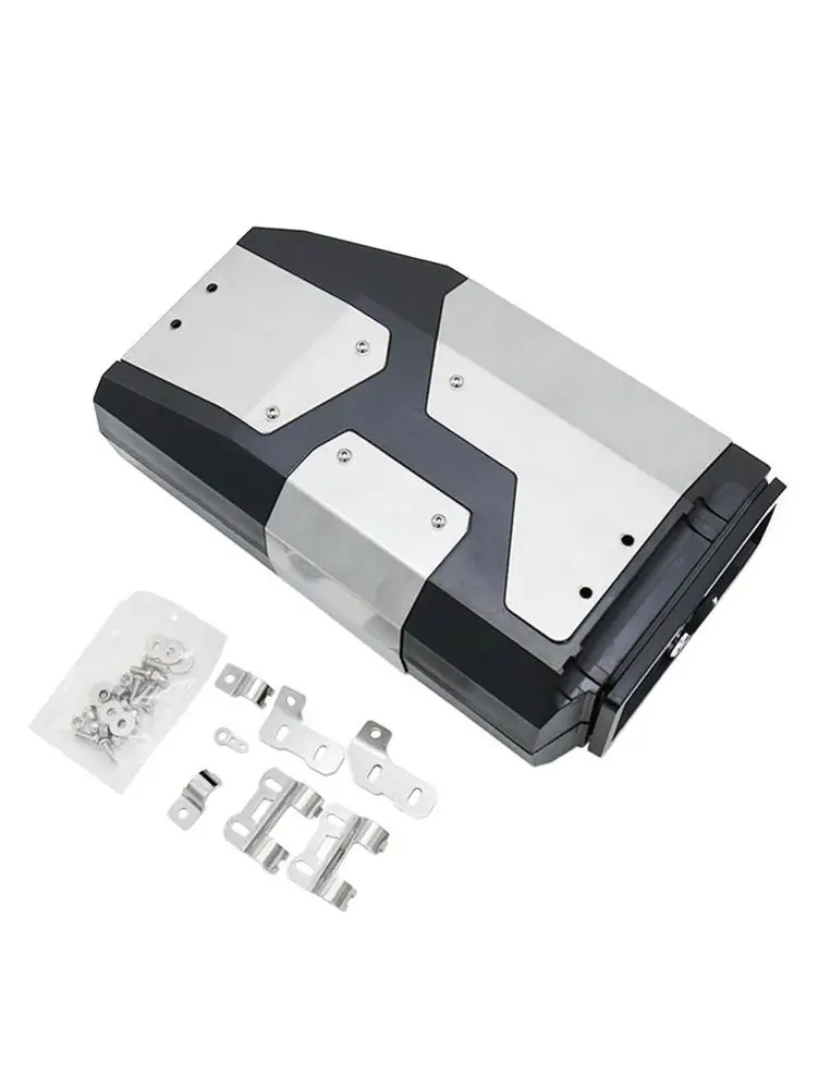 Мотоцикл Toolbox левый боковой кронштейн алюминиевый чехол для R1250GS R1200GS LC& Adventure 2002 2008 нержавеющая 4.2L ящик для инструментов