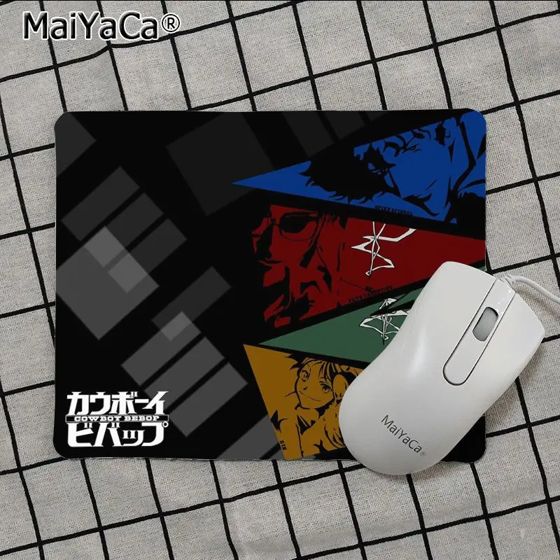 No Lock Edge25x29cm Maiya высокое качество ковбойский Бибоп маленький коврик для мыши ПК компьютерный коврик Лидер продаж подставка под руку мышь - Цвет: No Lock Edge25x29cm