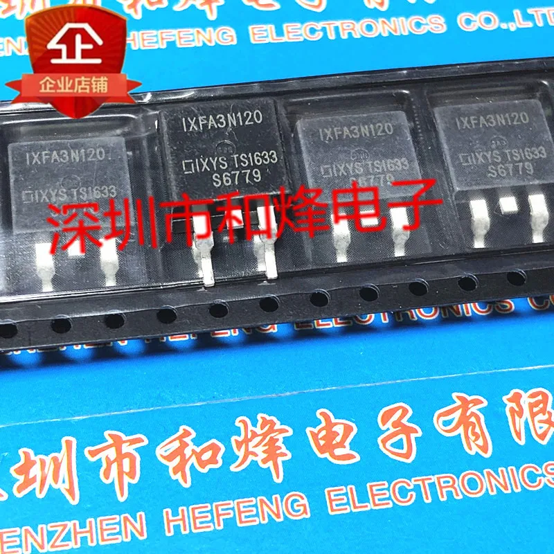 10PCS IXTA3N120 TO-263 1200V 3A   100% ű  