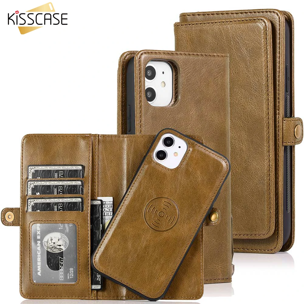 

KISSCASE Leather Flip Case For Samsung S10 A51 A71 A50 Original Book Case For Samsung S20 S9 Funda S8 Note8 9 S20Plus Coque