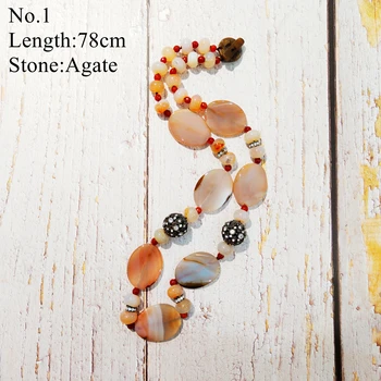

LiiJi Unique Stocksale Necklace Agates Crystal Necklace Only 1PCS each stock Women Nice Gift Jewelry