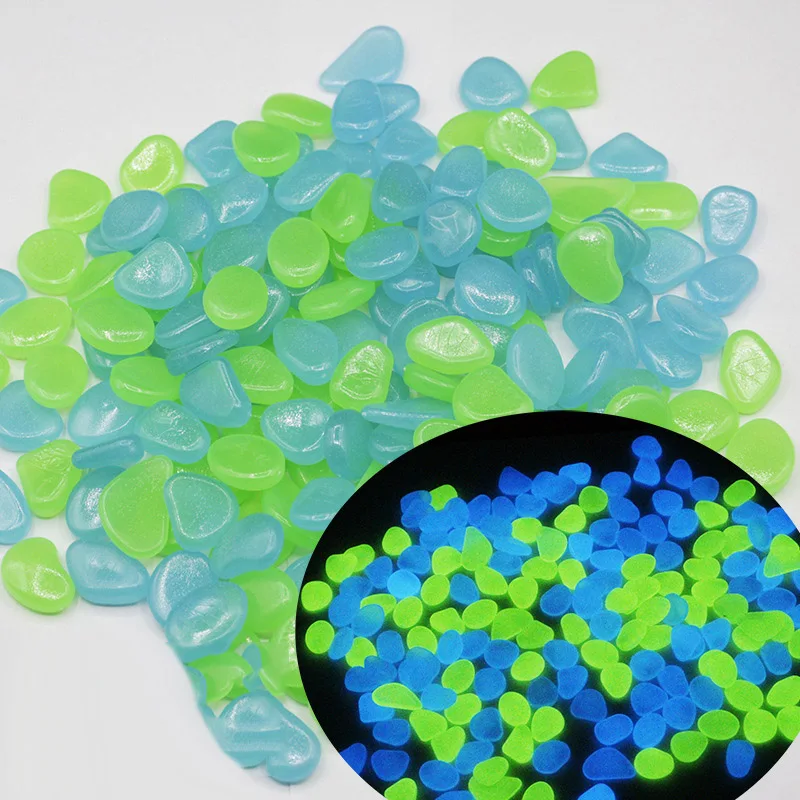 Светится в темноте светящийся камень шар 2 3 см аквариум ваза украшение|Чехлы для