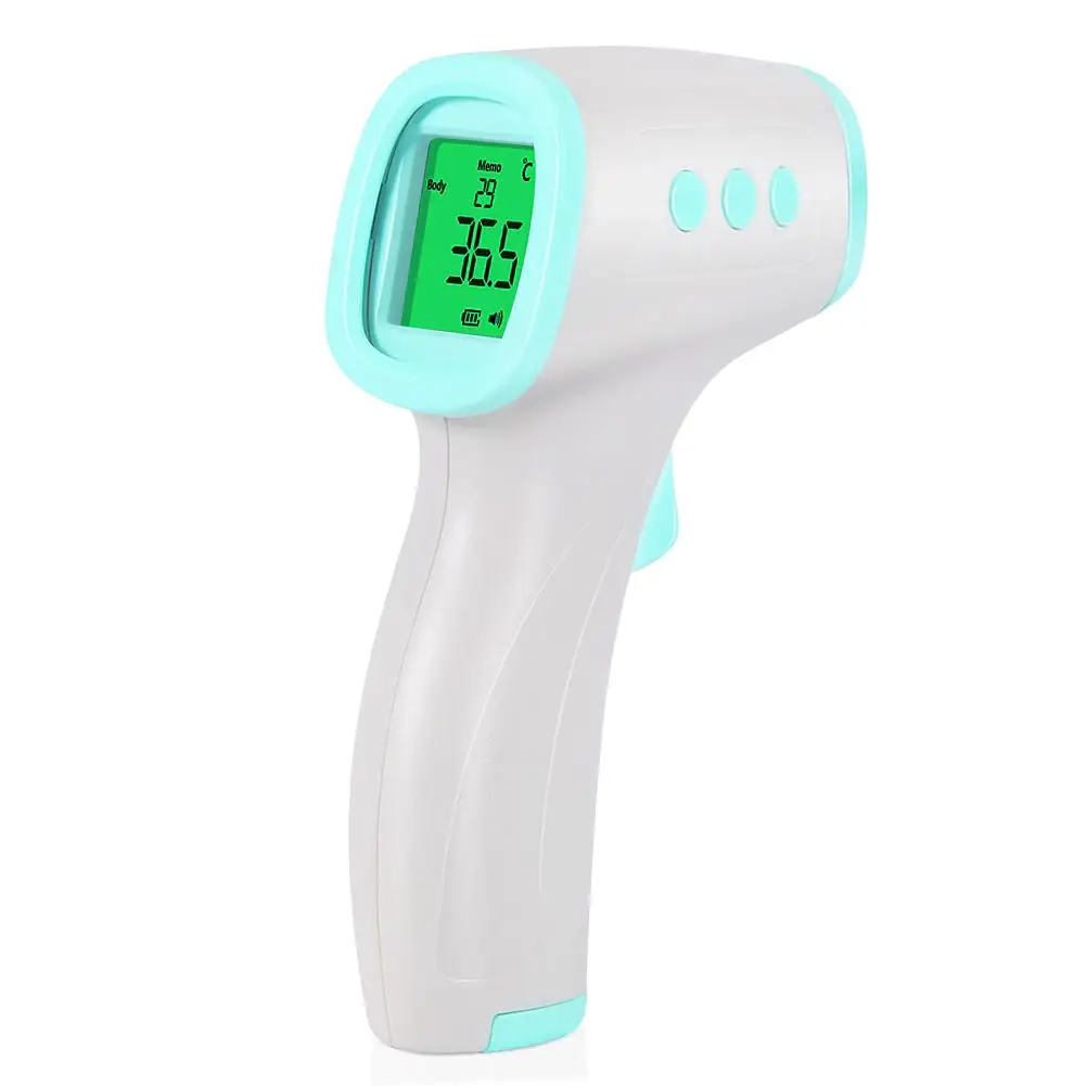 

Handheld Non-contact Infrared Accurate Fast-read Forehead Digital Thermometer Anti flu