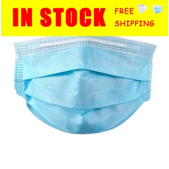 

Face Mouth Mask Disposable Non Woven Mouthmask Three Layer Filter For Unisex Anti Dust Mouth Facemask