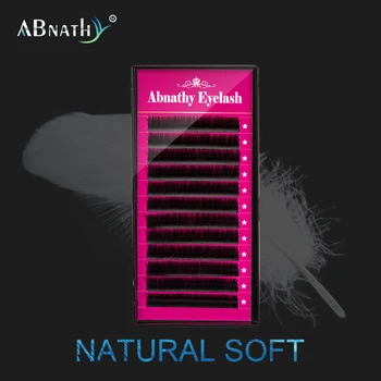 

Abnathy Free Shipping Individual Silk Eyelash Further All size High Quality Eyelash Extension Mink Individual Eyelash Extensions