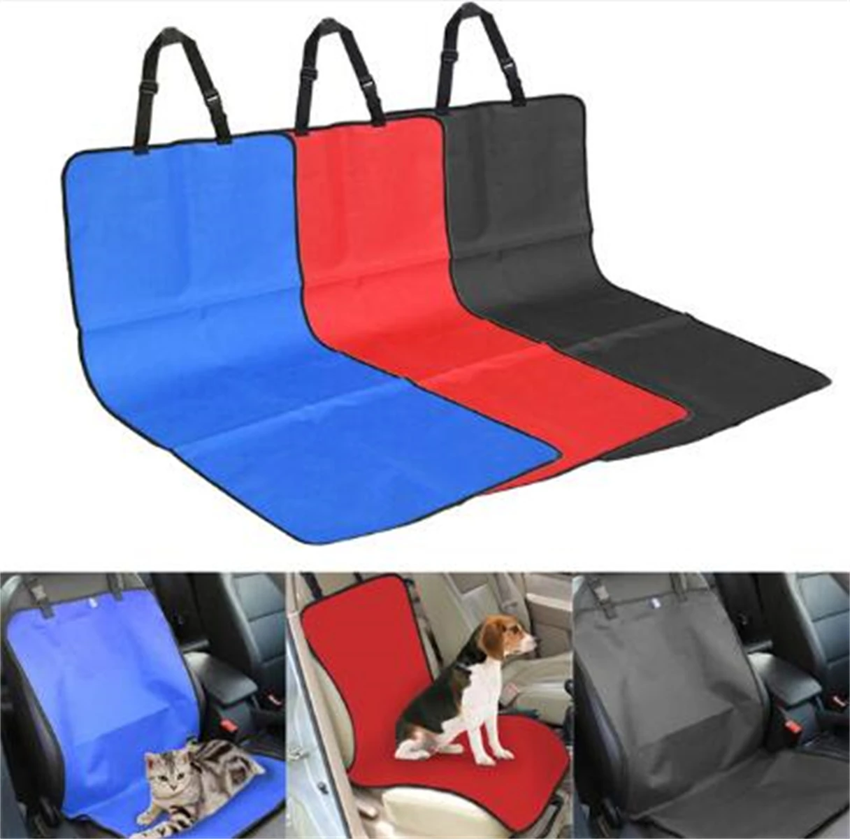 Seat Cases Size 106 * 46.5cm Auto Pet Car Seat Cover water Proof for