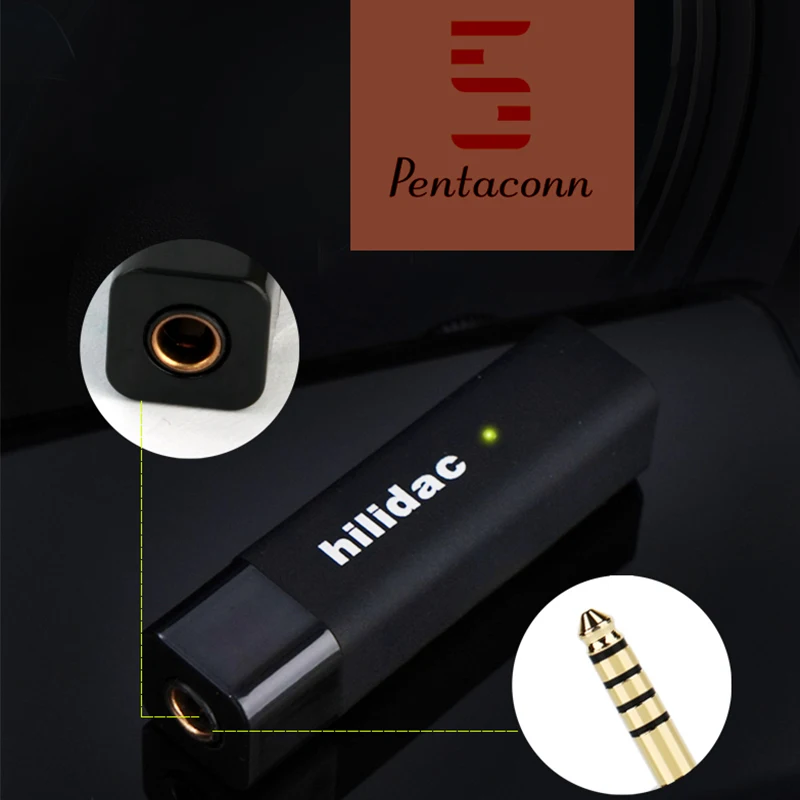 Hilidac Audirect Beam 2S ESS92181C PRO True Balanced Mini Portable Headphone Amplifier AMP USB DAC 4 4mm Output PCM 32Bit 384kHz