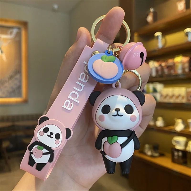 Shein Cute Keychain Gift- Backpack Charms Couple Cartoon Bears Boy Girl Bag Keychains Women Men Car Key Ring