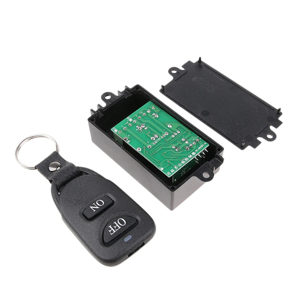 Wireless Remote Control Switch 12V 2CH Relay Receiver&RF Transmitter 433Mhz