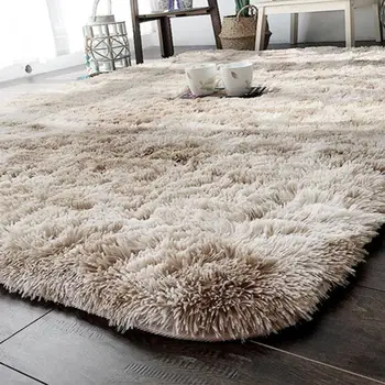 

Shaggy Area Rug 200x100cm Bedroom Hotel Floor Fluffy Rugs Floor Carpet Multicolored Polyester Fiber Sofa Mat Dining Room