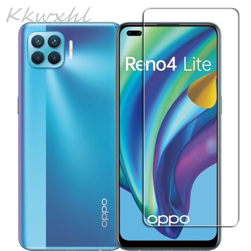 

9H HD Tempered Glass For OPPO Reno4 Lite 6.43" Protective Film ON Reno 4 4Lite CPH2125 Screen Protector Cover