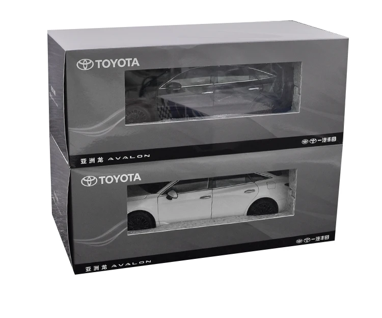 Оригинальная коробка 1:18 Высокая тщательно TOYOTA Avalon сплавочная модель автомобиля статические металлические модели автомобилей для Коллекционные вещи подарок
