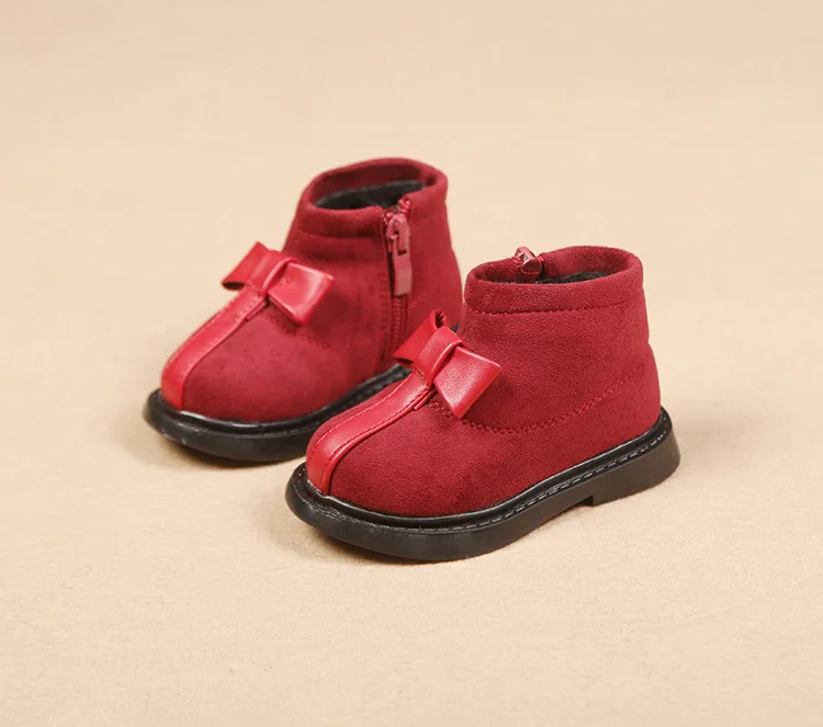 Зимние детские зимние ботинки для малыша, детские короткие ботинки, Детская Хлопковая обувь с мягкой подошвой, обувь для малышей
