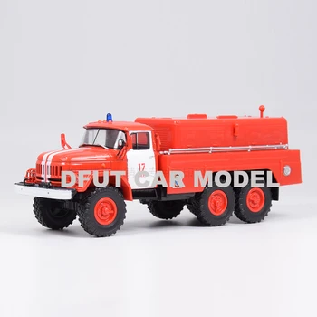 

1:43 Scale Alloy Toy Russia ZIL 131 Fire engine Model Of Children's Toy Car Original Authorized Authentic Kids Toys