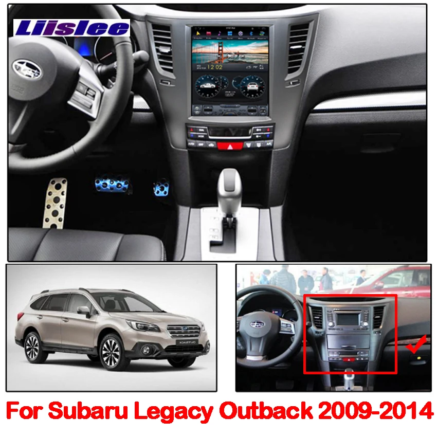 Для Tesla style Android 9 0 Автомобильный GPS навигатор для Subaru Legacy Outback 2009 2010 ~ 2014 головное