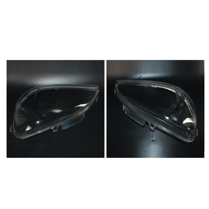 DHBH-2Pcs головной светильник s Прозрачный головной светильник s Прозрачная крышка абажур головной светильник корпус лампы(левый/правый) для Mercedes Benz W1