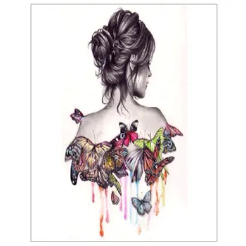 

Beauty Girl Pattern Embroidery Painting Cross Stitch Kit Home Decor Diamond Painting Unfinished Decoration DIY Handmade