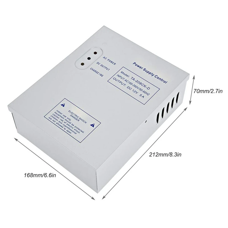 208CK D AC 110 240V DC 12V/5A система контроля допуска к двери импульсный источник питания UPS